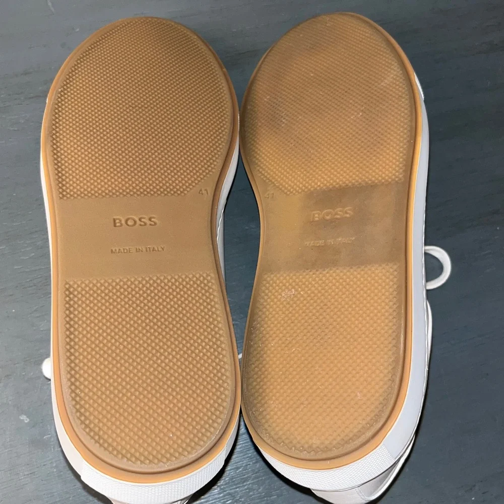 Hugo Boss Men's Mirage Tenn Mens Casual Trainer White sz 8 NWT